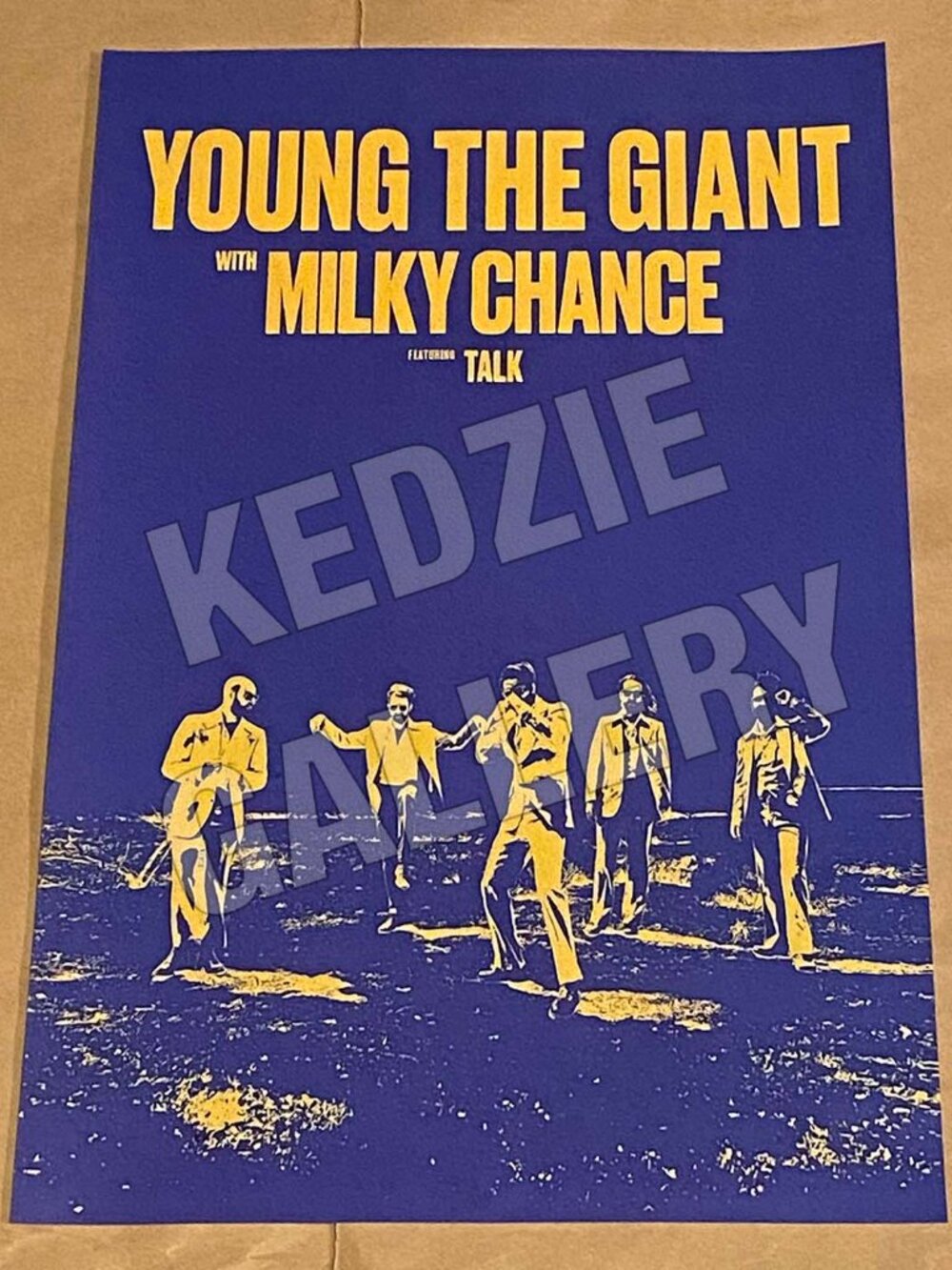 Young the Giant 2023 American Bollywood Tour w/ Milky Chance & TALK Promo Poster